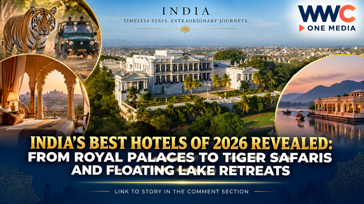 India’s Best Hotels of 2026 Revealed: From Royal Palaces to Tiger Safaris and Floating Lake Retreats