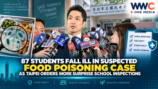 87 Students Fall Ill in Suspected Food Poisoning Case as Taipei Orders More Surprise School Inspections