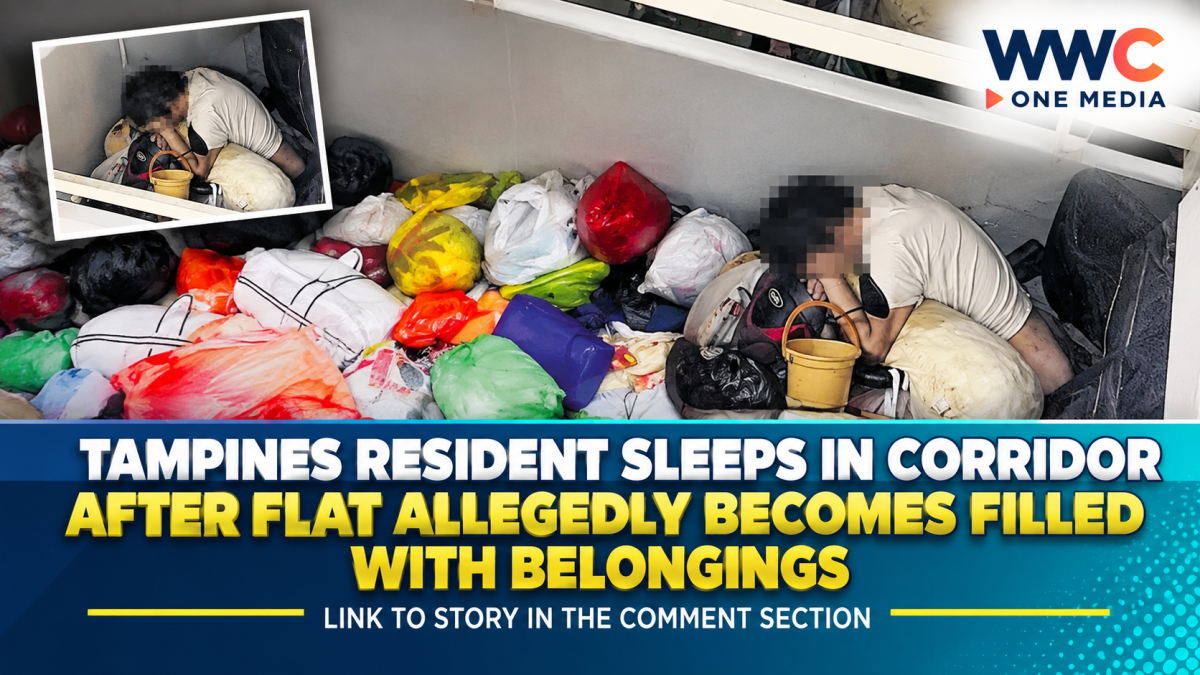 Tampines Resident Sleeps in Corridor After Flat Allegedly Becomes Filled With Belongings