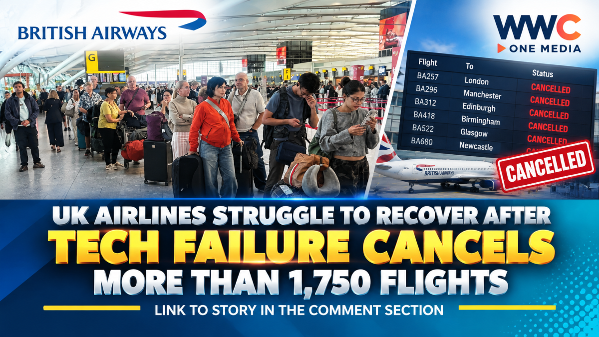 UK Airlines Struggle to Recover After Tech Failure Cancels More Than 1,750 Flights