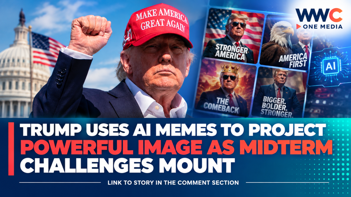 Trump Uses AI Memes to Project Powerful Image as Midterm Challenges Mount