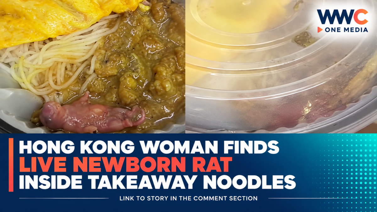 Hong Kong Woman Finds Live Newborn Rat Inside Takeaway Noodles