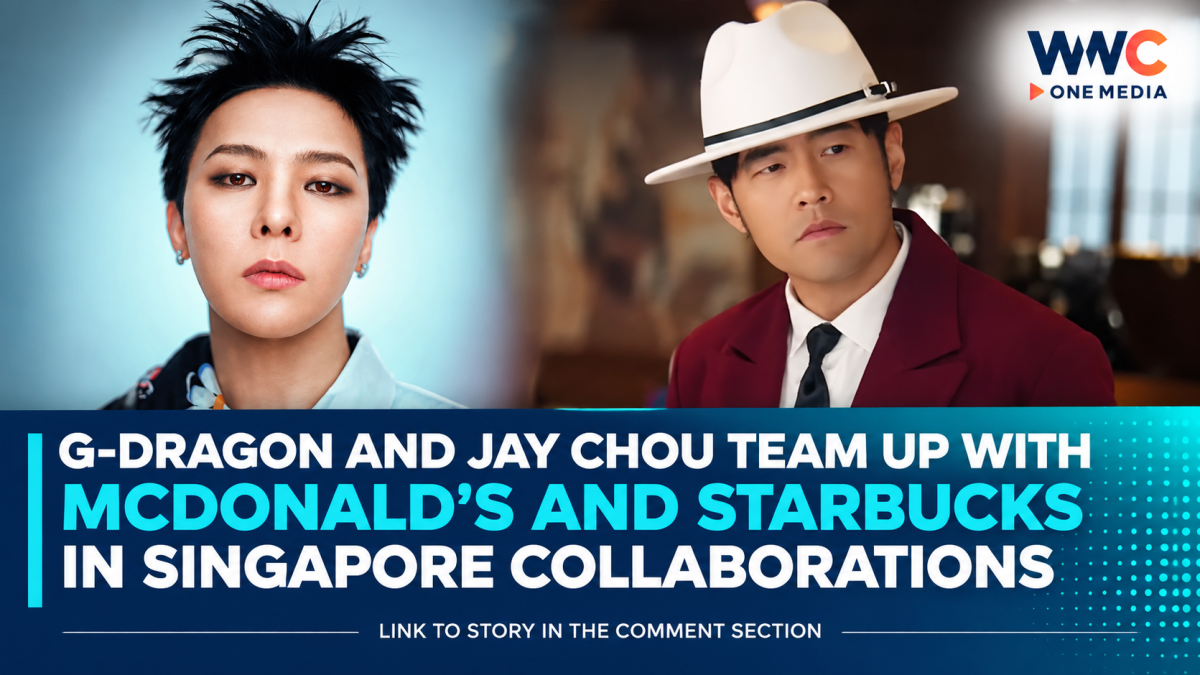 G-Dragon and Jay Chou Team Up With McDonald’s and Starbucks in Singapore Collaborations