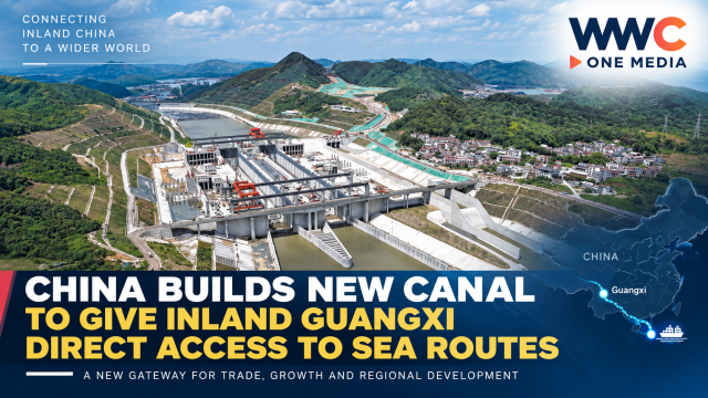 China Builds New Canal to Give Inland Guangxi Direct Access to Sea Routes