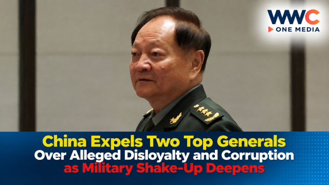 China Expels Two Top Generals Over Alleged Disloyalty and Corruption as Military Shake-Up Deepens