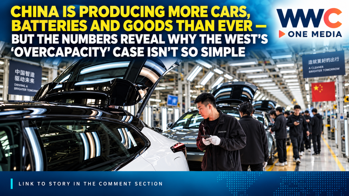 China Is Producing More Cars, Batteries and Goods Than Ever — But the Numbers Reveal Why the West’s ‘Overcapacity’ Case Isn’t So Simple