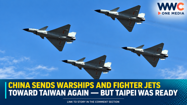China Sends Warships and Fighter Jets Toward Taiwan Again — But Taipei Was Ready