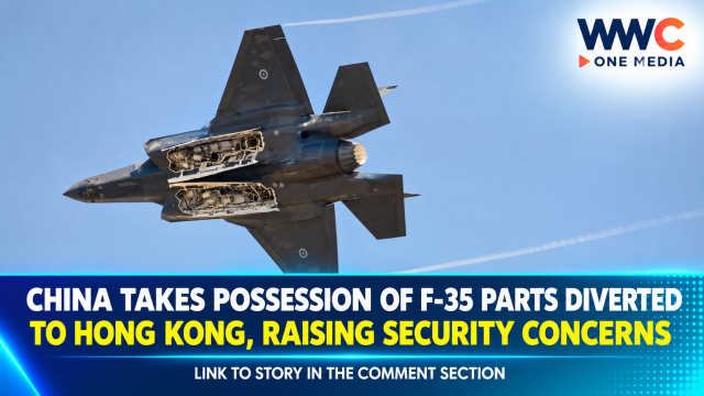 China Takes Possession of F-35 Parts Diverted to Hong Kong, Raising Security Concerns