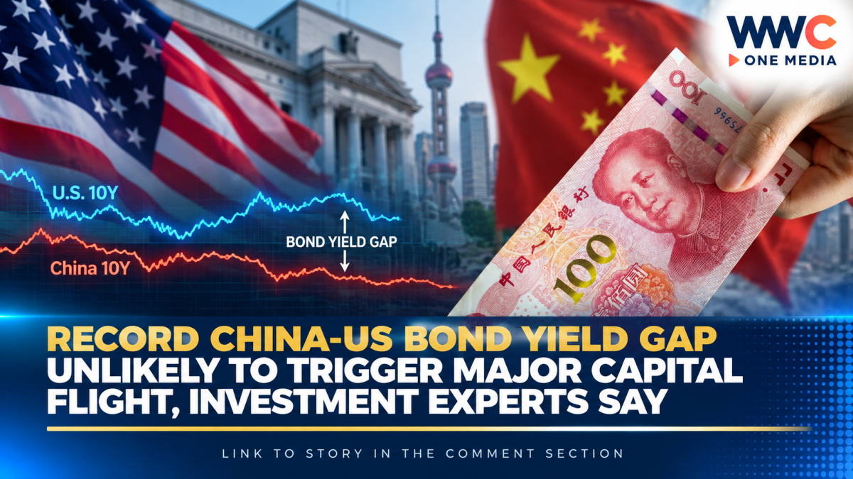 Record China-US Bond Yield Gap Unlikely to Trigger Major Capital Flight, Investment Experts Say