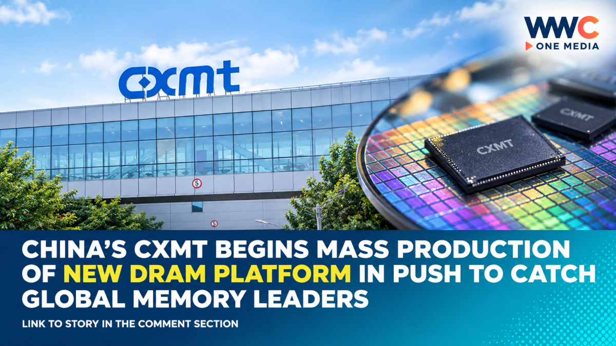 China’s CXMT Begins Mass Production of New DRAM Platform in Push to Catch Global Memory Leaders