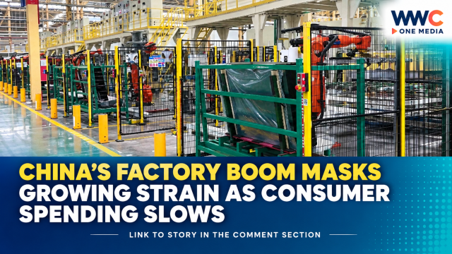 China’s Factory Boom Masks Growing Strain as Consumer Spending Slows