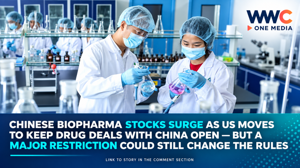 Chinese Biopharma Stocks Surge as US Moves to Keep Drug Deals With China Open — But a Major Restriction Could Still Change the Rules