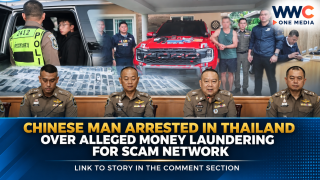 Chinese Man Arrested in Thailand Over Alleged Money Laundering for Scam Network