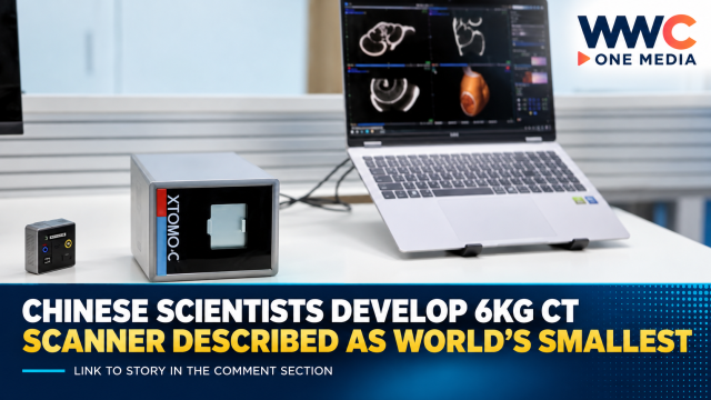 Chinese Scientists Develop 6kg CT Scanner Described as World’s Smallest