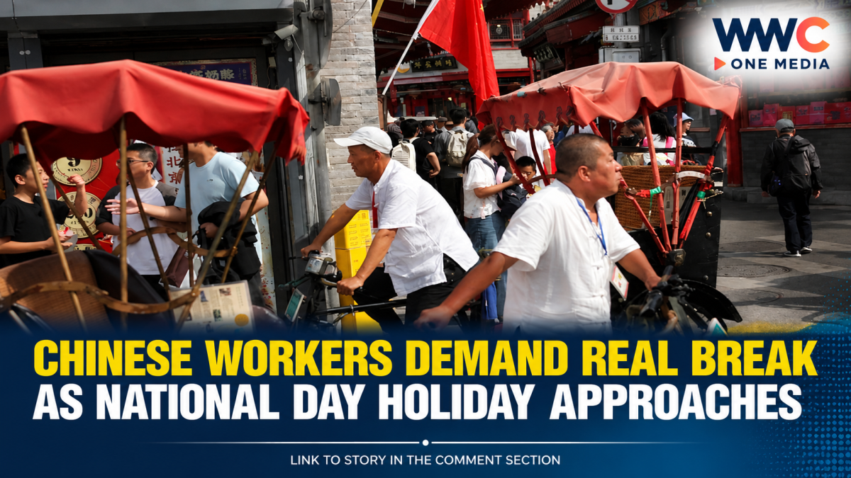 Chinese Workers Demand Real Break as National Day Holiday Approaches