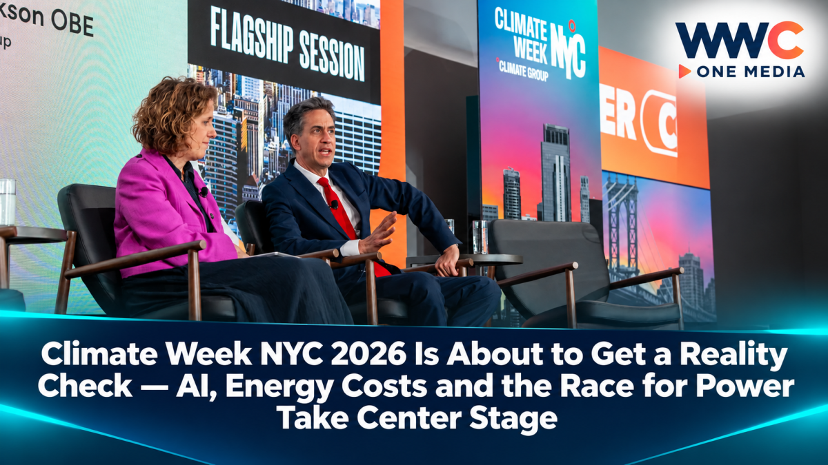 Climate Week NYC 2026 Is About to Get a Reality Check — AI, Energy Costs and the Race for Power Take Center Stage