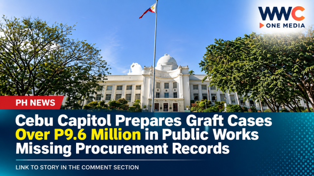 Cebu Capitol Prepares Graft Cases Over P9.6 Million in Public Works Missing Procurement Records