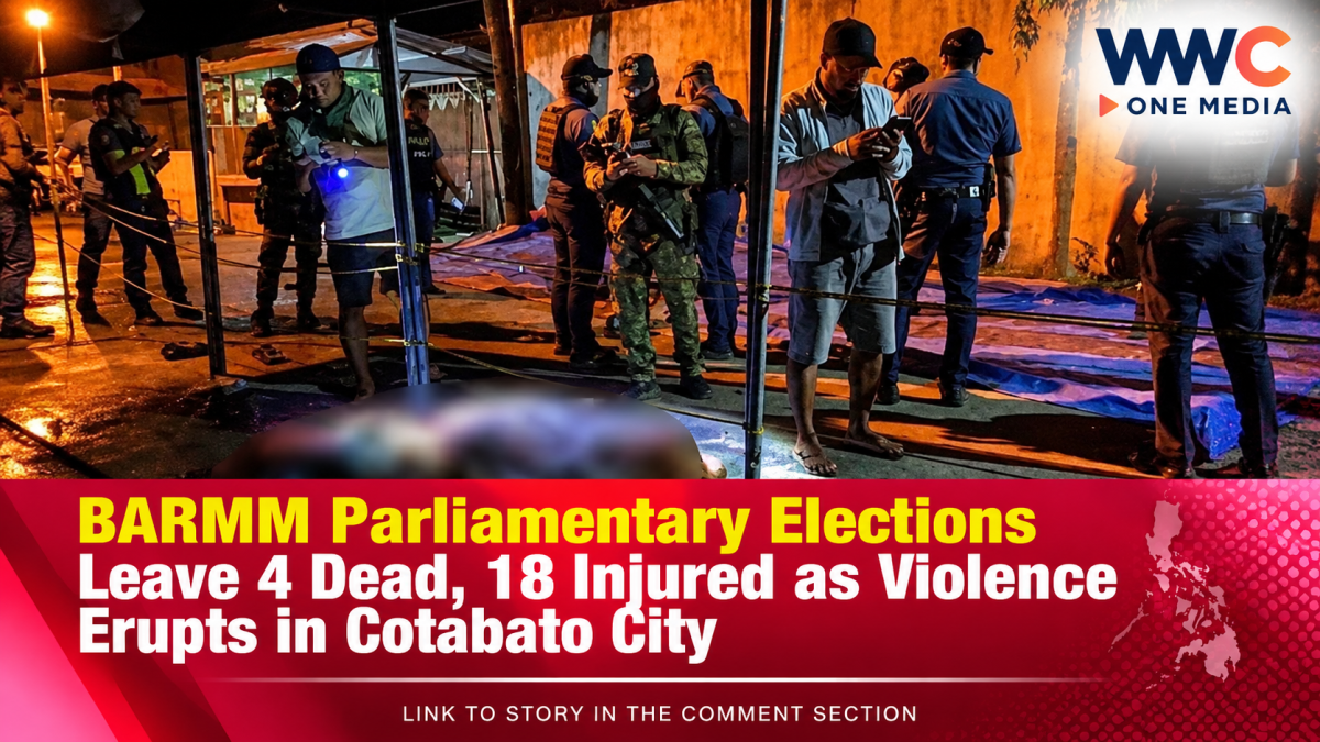 BARMM Parliamentary Elections Leave 4 Dead, 18 Injured as Violence Erupts in Cotabato City