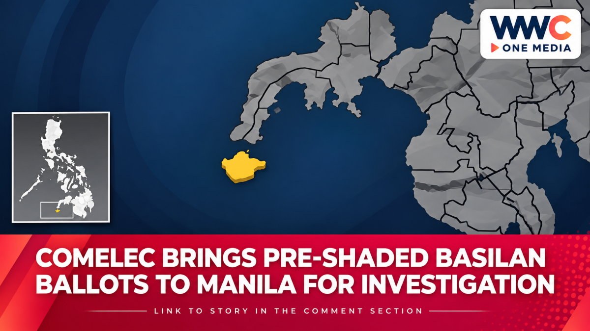Comelec Brings Pre-Shaded Basilan Ballots to Manila for Investigation