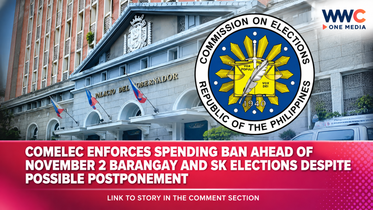 Comelec Enforces Spending Ban Ahead of November 2 Barangay and SK Elections Despite Possible Postponement