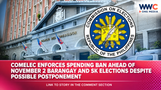 Comelec Enforces Spending Ban Ahead of November 2 Barangay and SK Elections Despite Possible Postponement