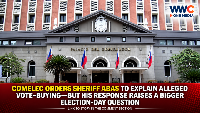Comelec Orders Sheriff Abas to Explain Alleged Vote-Buying—But His Response Raises a Bigger Election-Day Question