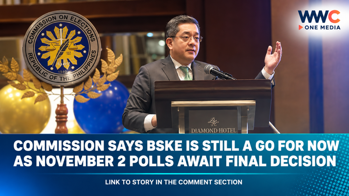 Comelec Says BSKE Is Still a Go for Now as November 2 Polls Await Final Decision