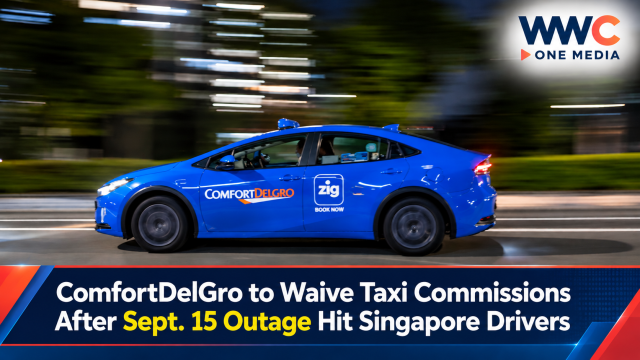 ComfortDelGro to Waive Taxi Commissions After Sept. 15 Outage Hit Singapore Drivers