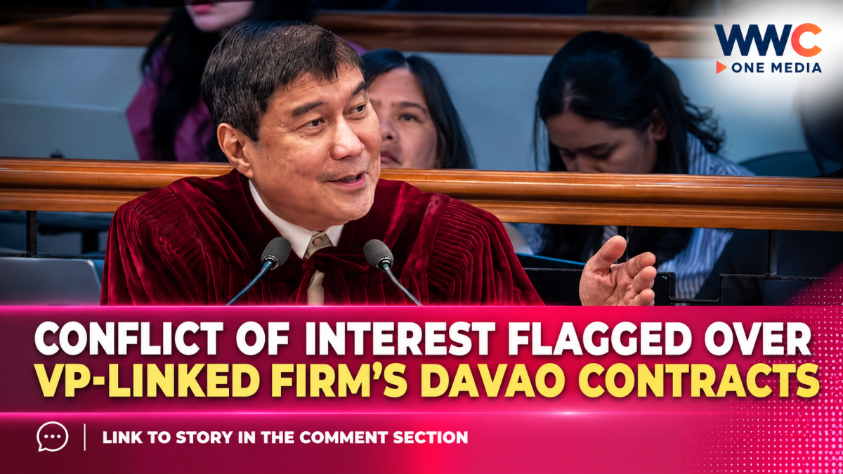 Conflict of Interest Flagged Over VP-Linked Firm’s Davao Contracts