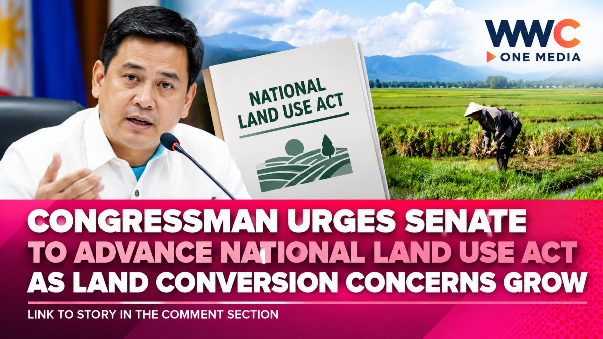 Congressman Urges Senate to Advance National Land Use Act as Land Conversion Concerns Grow