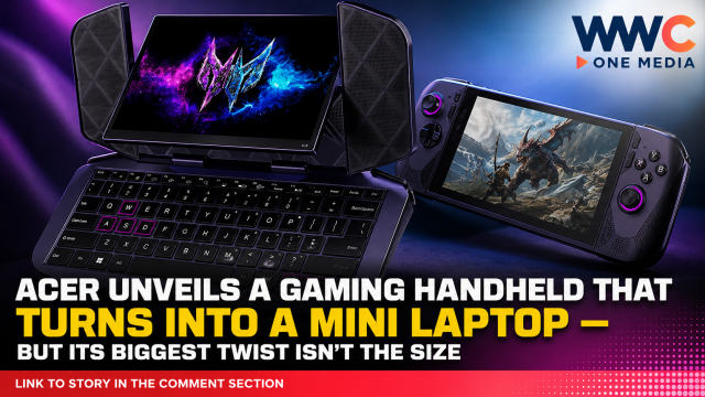 Acer Unveils a Gaming Handheld That Turns Into a Mini Laptop — But Its Biggest Twist Isn’t the Size