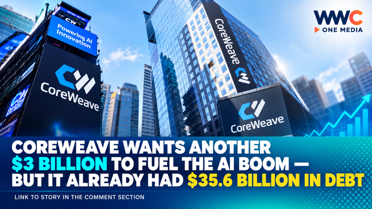 CoreWeave Wants Another $3 Billion to Fuel the AI Boom — But It Already Had $35.6 Billion in Debt