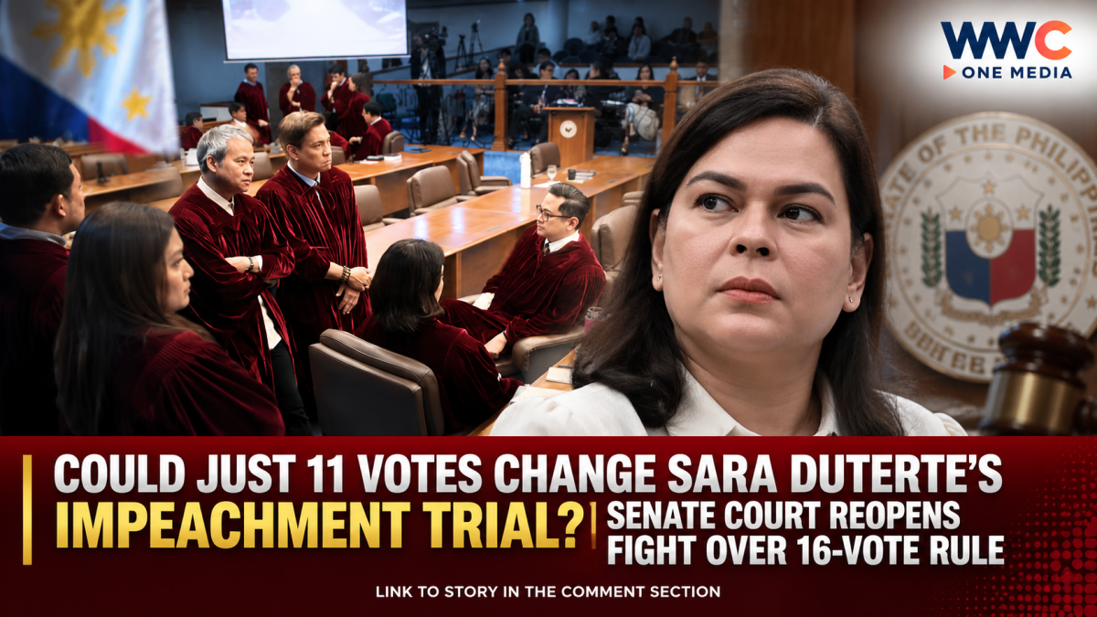 Could Just 11 Votes Change Sara Duterte’s Impeachment Trial? Senate Court Reopens Fight Over 16-Vote Rule