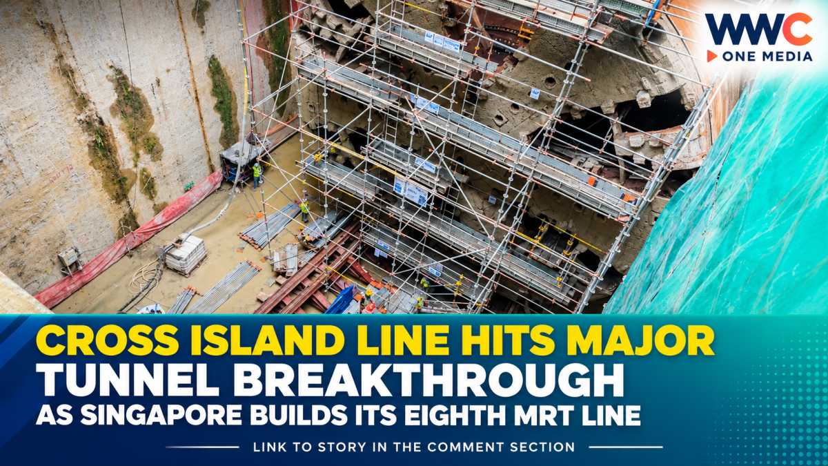 Cross Island Line Hits Major Tunnel Breakthrough as Singapore Builds Its Eighth MRT Line
