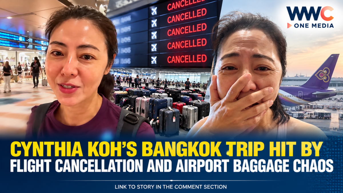 Cynthia Koh’s Bangkok Trip Hit by Flight Cancellation and Airport Baggage Chaos