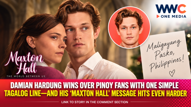 DAMIAN HARDUNG WINS OVER PINOY FANS WITH ONE SIMPLE TAGALOG LINE—And His ‘MAXTON HALL’ Message Hits Even Harger