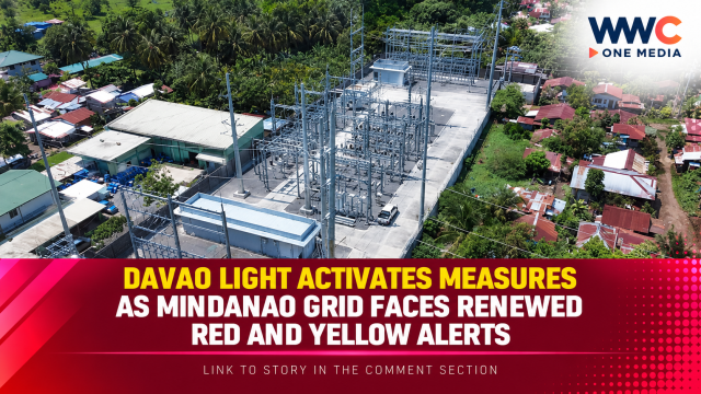 Davao Light Activates Measures as Mindanao Grid Faces Renewed Red and Yellow Alerts