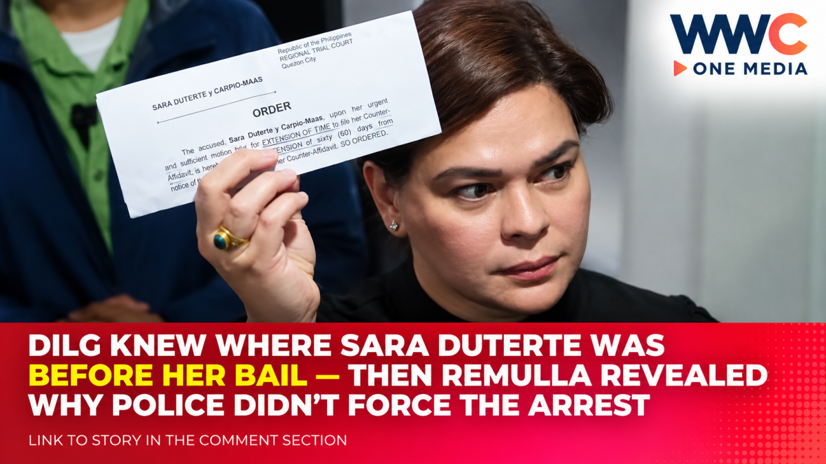 DILG Knew Where Sara Duterte Was Before Her Bail — Then Remulla Revealed Why Police Didn’t Force the Arrest