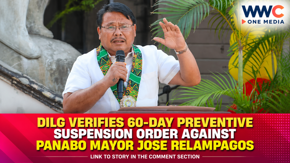 DILG Verifies 60-Day Preventive Suspension Order Against Panabo Mayor Jose Relampagos