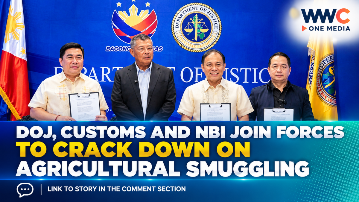 DOJ, Customs and NBI Join Forces to Crack Down on Agricultural Smuggling