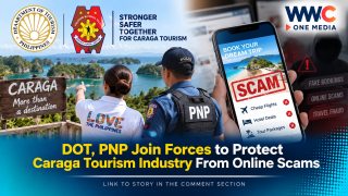 DOT, PNP Join Forces to Protect Caraga Tourism Industry From Online Scams