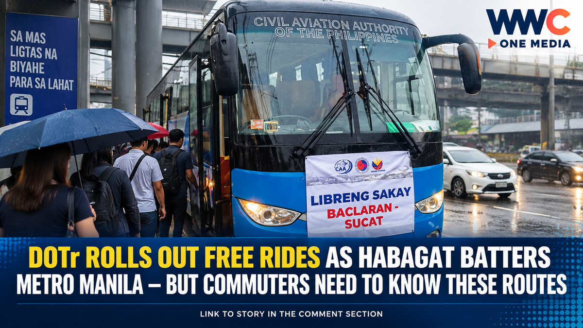 DOTr Rolls Out Free Rides as Habagat Batters Metro Manila — But Commuters Need to Know These Routes