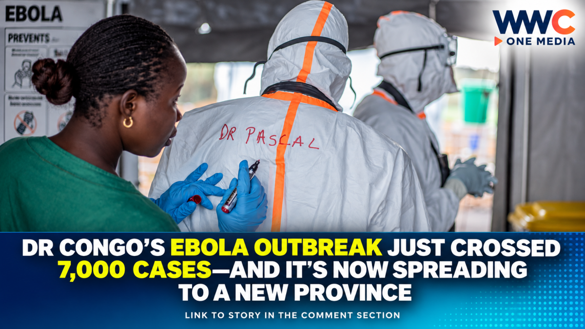 DR Congo’s Ebola Outbreak Just Crossed 7,000 Cases—And It’s Now Spreading to a New Province