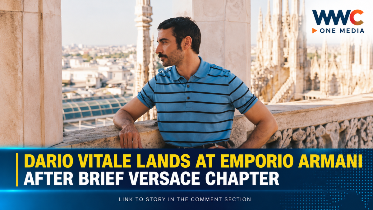 Dario Vitale Lands at Emporio Armani After Brief Versace Chapter