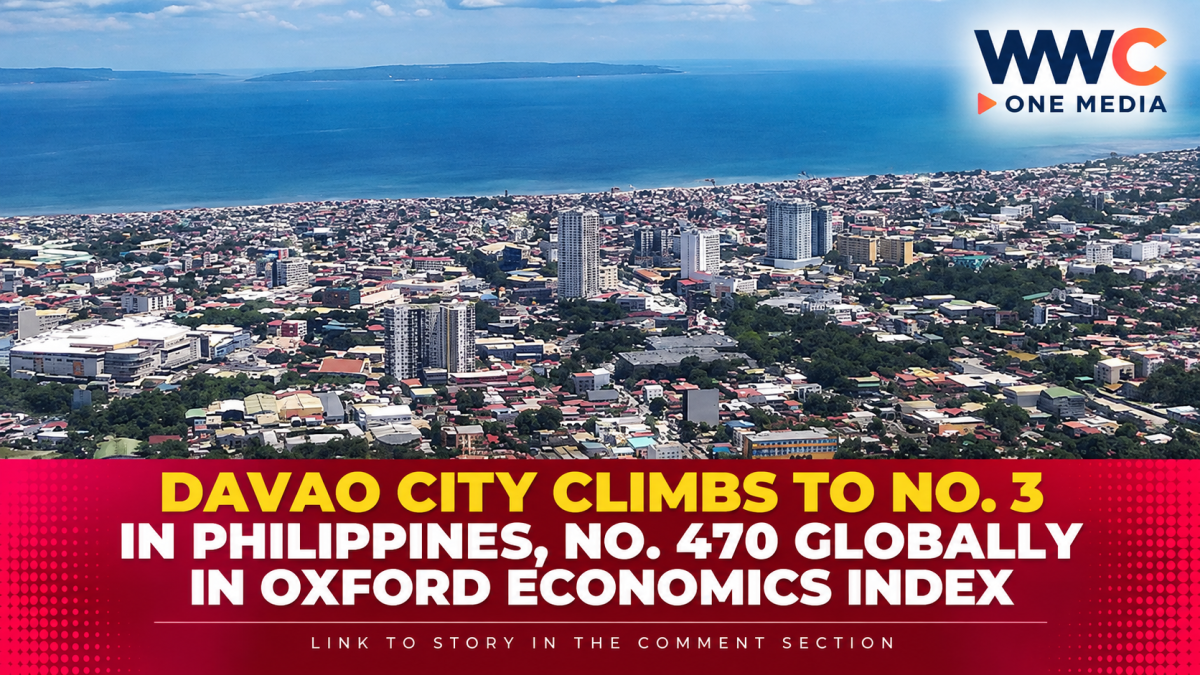 Davao City Climbs to No. 3 in Philippines, No. 470 Globally in Oxford Economics Index