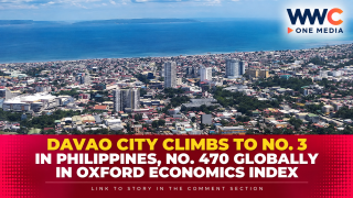 Davao City Climbs to No. 3 in Philippines, No. 470 Globally in Oxford Economics Index