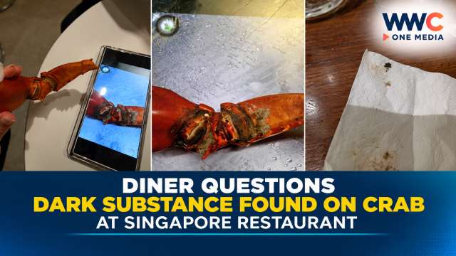 Diner Questions Dark Substance Found on Crab at Singapore Restaurant