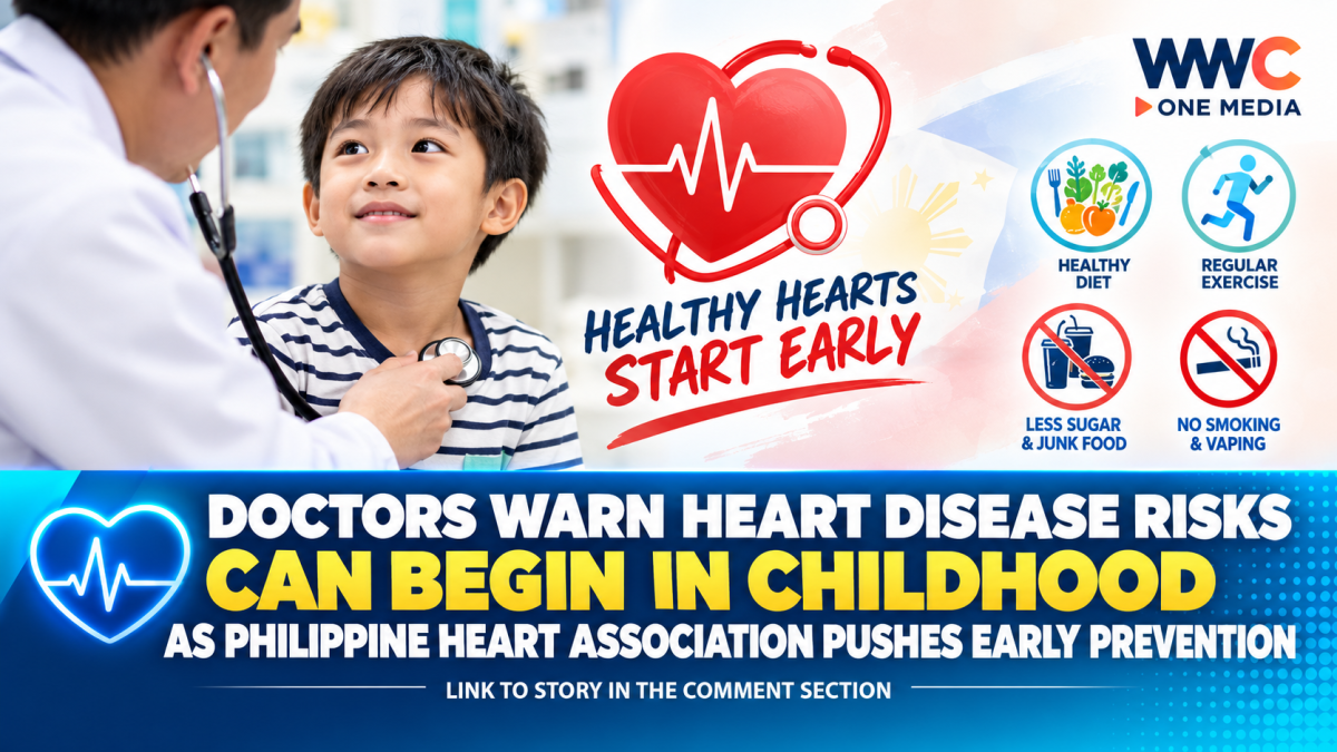 Doctors Warn Heart Disease Risks Can Begin in Childhood as Philippine Heart Association Pushes Early Prevention