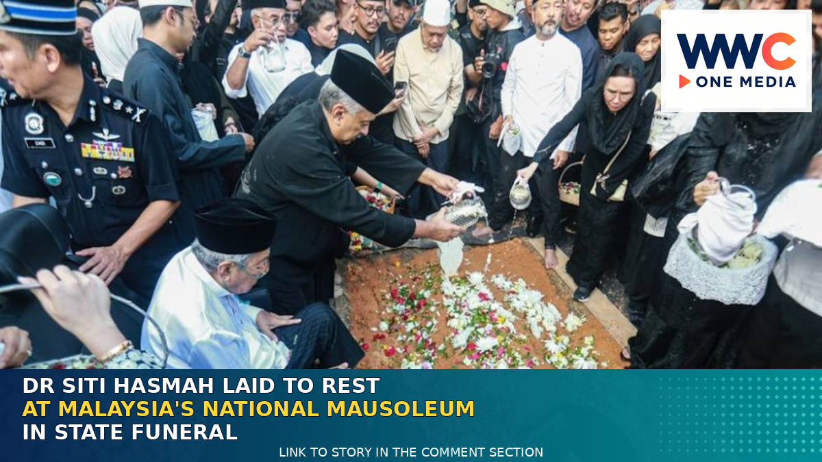 Dr Siti Hasmah Laid to Rest at Malaysia’s National Mausoleum in State Funeral