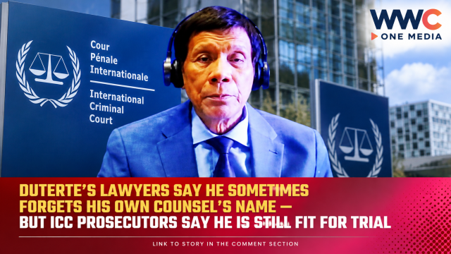 Duterte’s Lawyers Say He Sometimes Forgets His Own Counsel’s Name — But ICC Prosecutors Say He Is Still Fit for Trial
